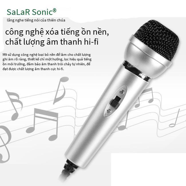 Giao hàng nhanh Âm Thanh Lai M9 Micro Để Bàn Tụ Điện Trực Tiếp Micro Chơi Game Máy Tính Trò Chuyện Bằng Giọng Nói YY Micro