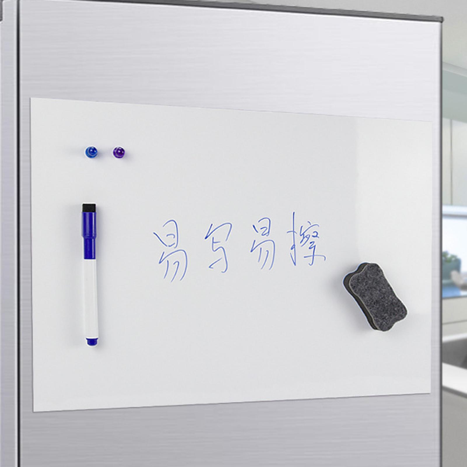 2 Set A3 Soft Whiteboard Self-Adhesive Fridge Whiteboard