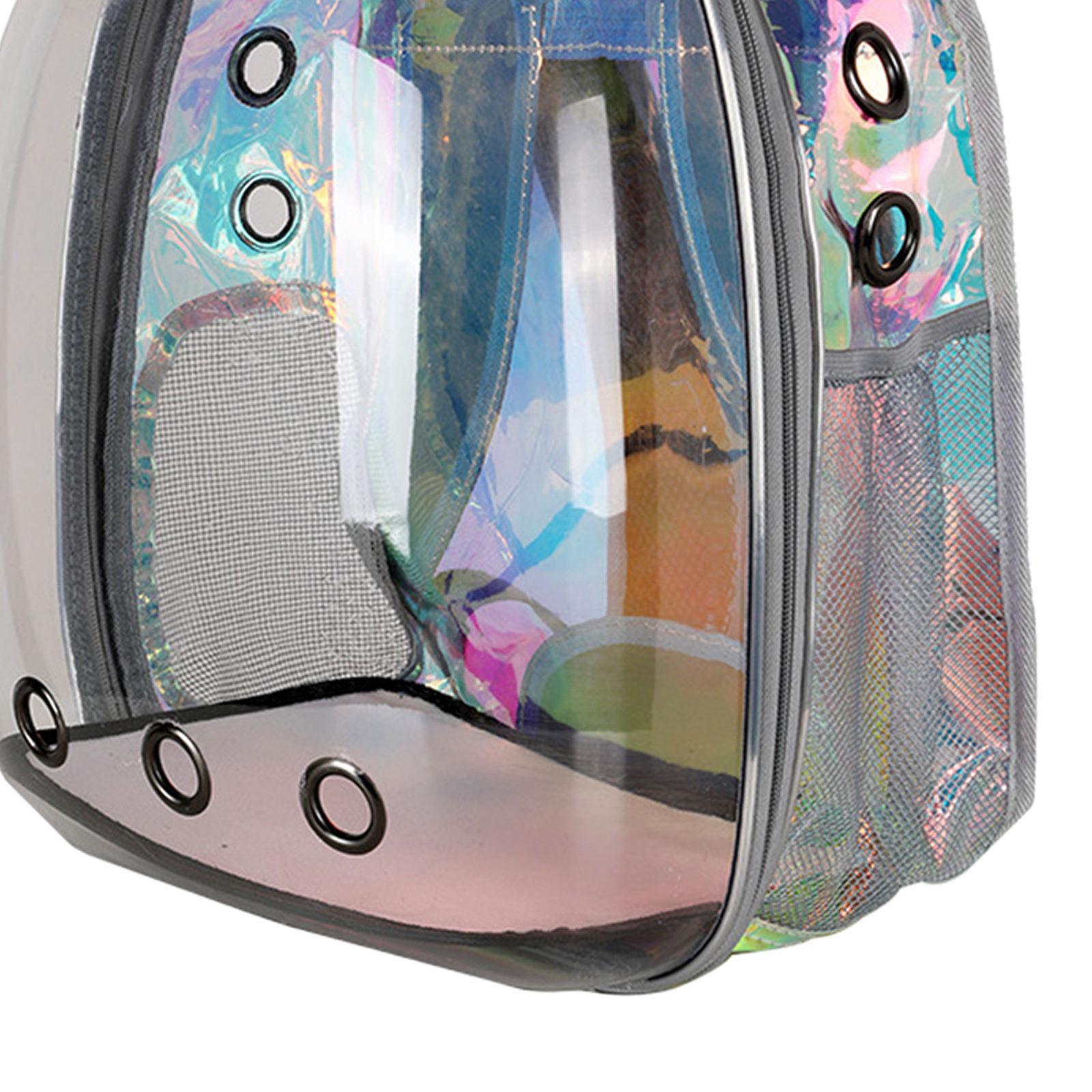Waterproof Cat Dog Carrier Breathable Bubble Capsule Travel Shoulder Bag