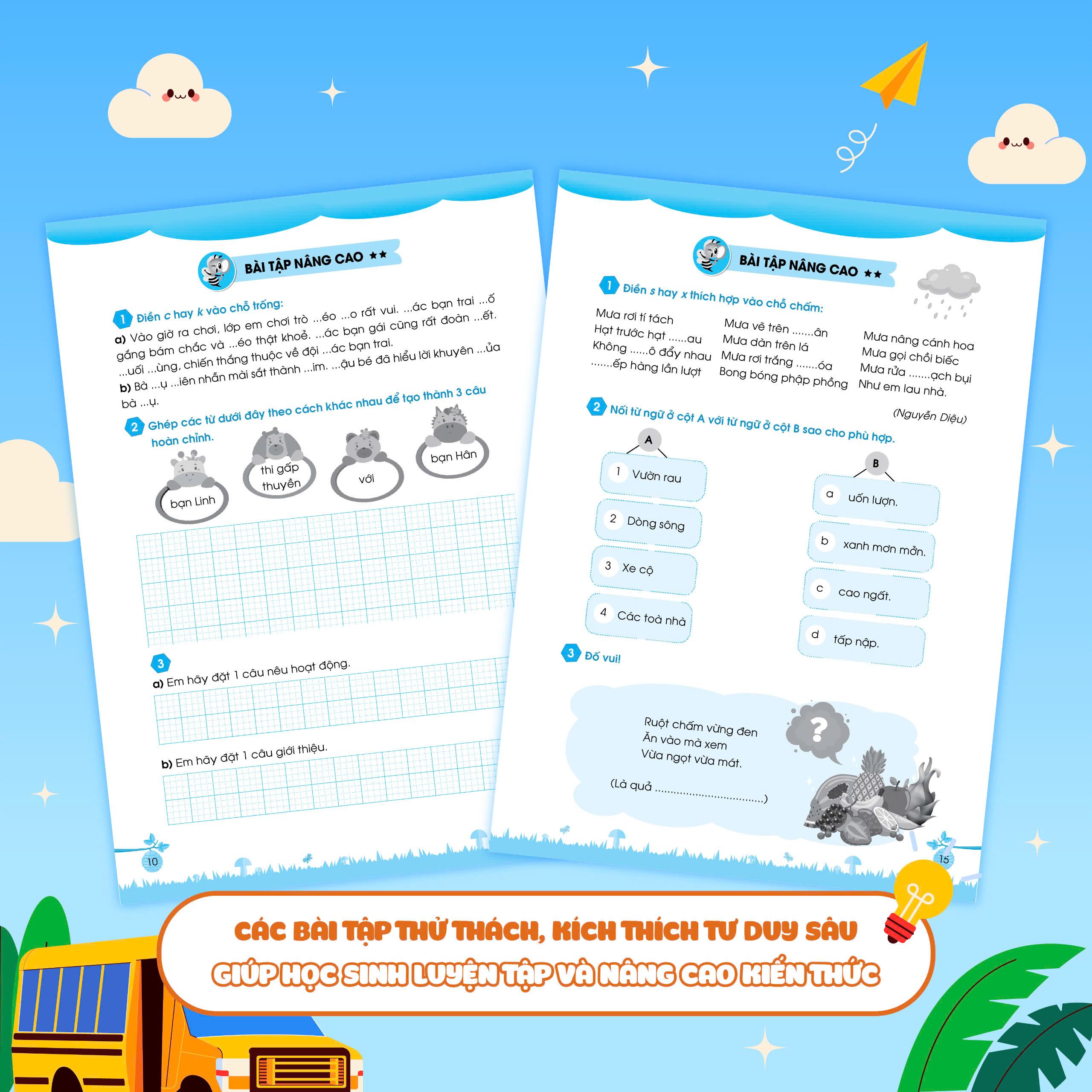 Sách - Bổ Trợ Tiếng Việt Bài Tập Cơ Bản Và Nâng Cao Lớp 3 - Tập 1