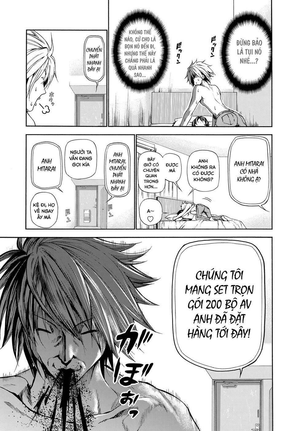 cô gái thích lặn - grand blue chapter 19.5 11