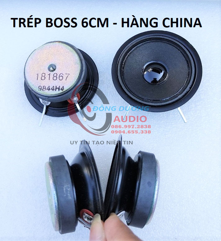 CỦ LOA TRÉP GIẤY BOSS 6CM - HÀNG CHINA - LOA TREBLE BOSS - LOA TÉP BOSS