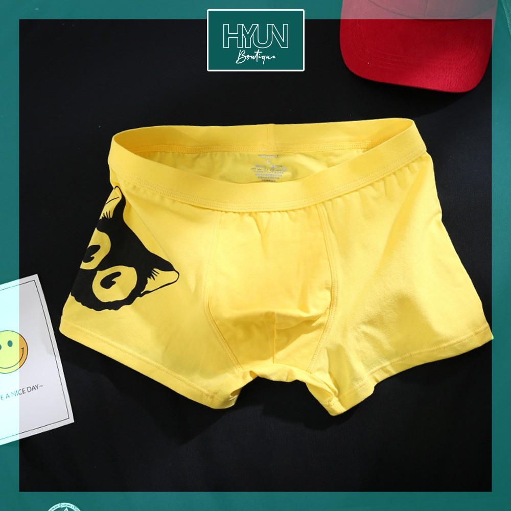 COMBO - 1 hộp 4 quần & 1 quần mèo - quần boxer nam