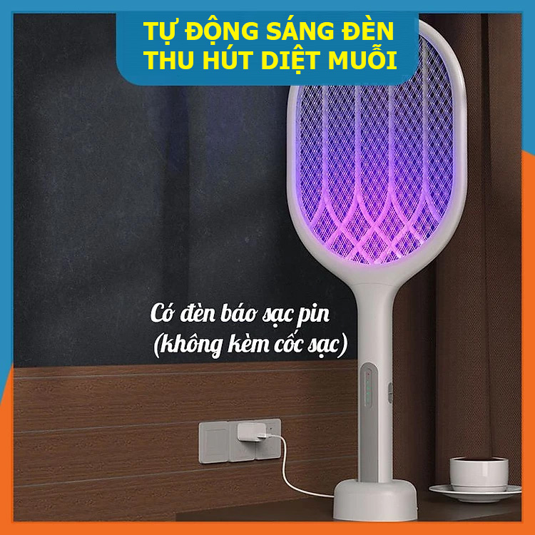 Vợt muỗi kiêm đèn bắt muỗi thông minh 2 trong 1