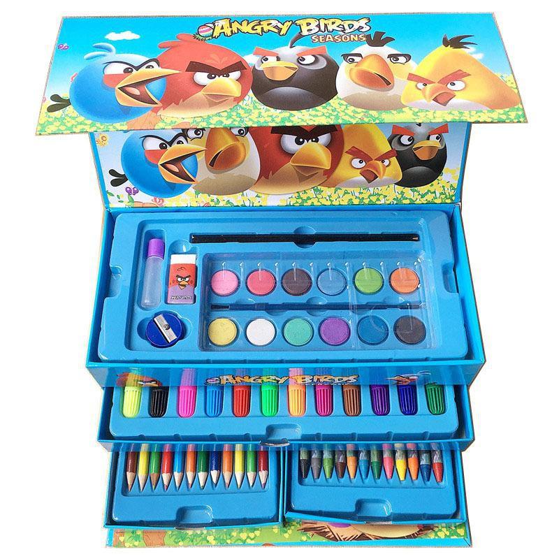GIÁ SỈ Hộp bút 54 màu cho bé với đủ màu sắc, cho bé thỏa sức vẽ tranh. 6715