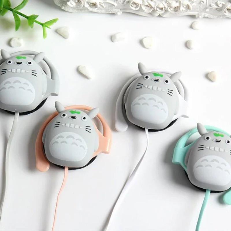 Tai nghe hoạt hình dễ thương, tai nghe gấu, totoro, thỏ kute