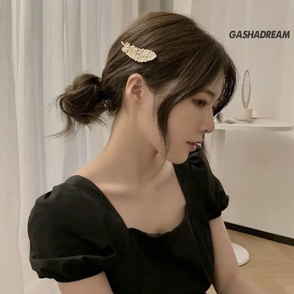Set 6 Kẹp Tóc Đính Đá Và Ngọc Trai Giả Thời Trang Cho Nữ