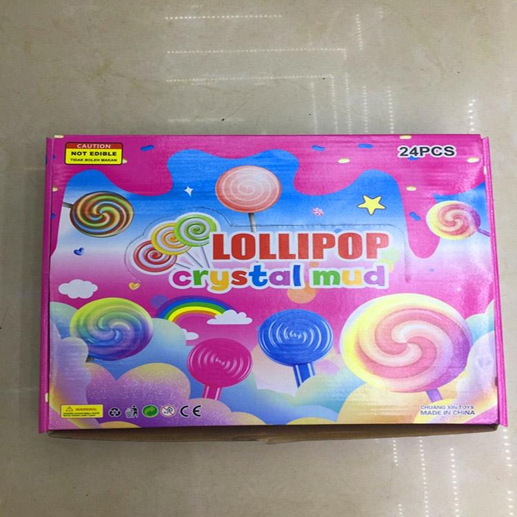 Slime CÂY KẸO MÚT LOLIPOP 4 màu cực đẹp Đồ chơi hũ slam chất nhờn ma quái squishy