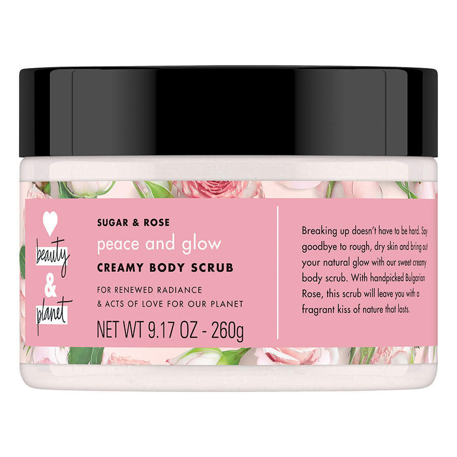 Kem Tẩy Da Chết Love Beauty And Planet Cho Làn Da Sáng Mịn (260g)