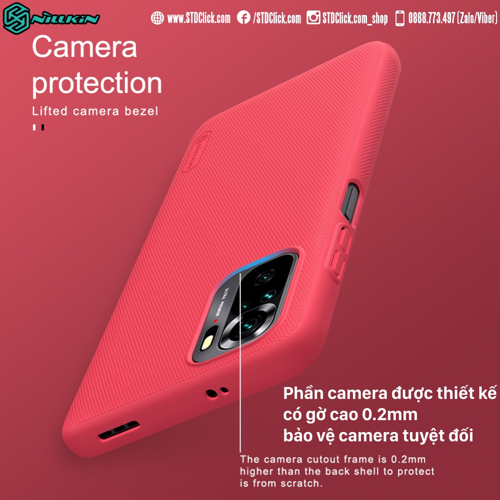 ỐP LƯNG DÀNH CHO ĐIỆN THOẠI XIAOMI REDMI NOTE 10 4G - REDMI NOTE 10S NILLKIN NHỰA CỨNG SẦN