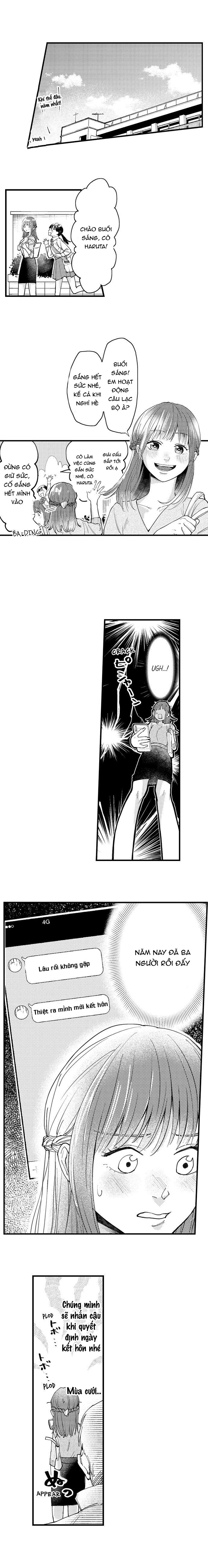 tháng 4, ngăn cách được xóa bỏ, em đã trở thành người lớn để có thể ôm cô (full) chapter 1.1 3