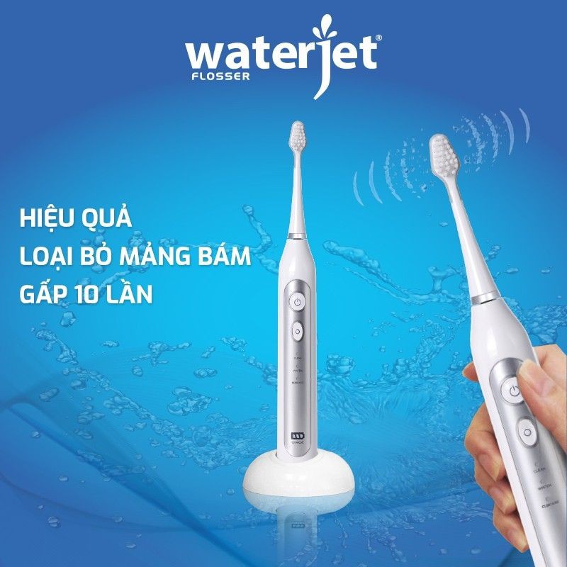 Bàn Chải Điện Sóng Âm Waterjet Sonic Toothbrush -VT0625