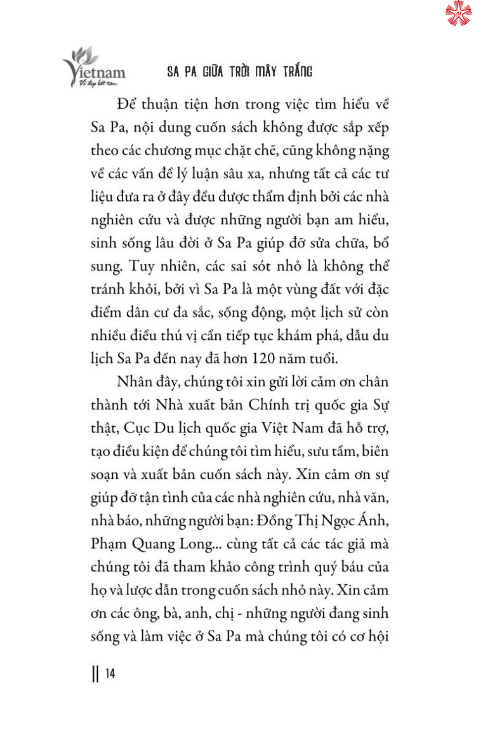 SaPa giữa trời mây trắng (bản in 2024)