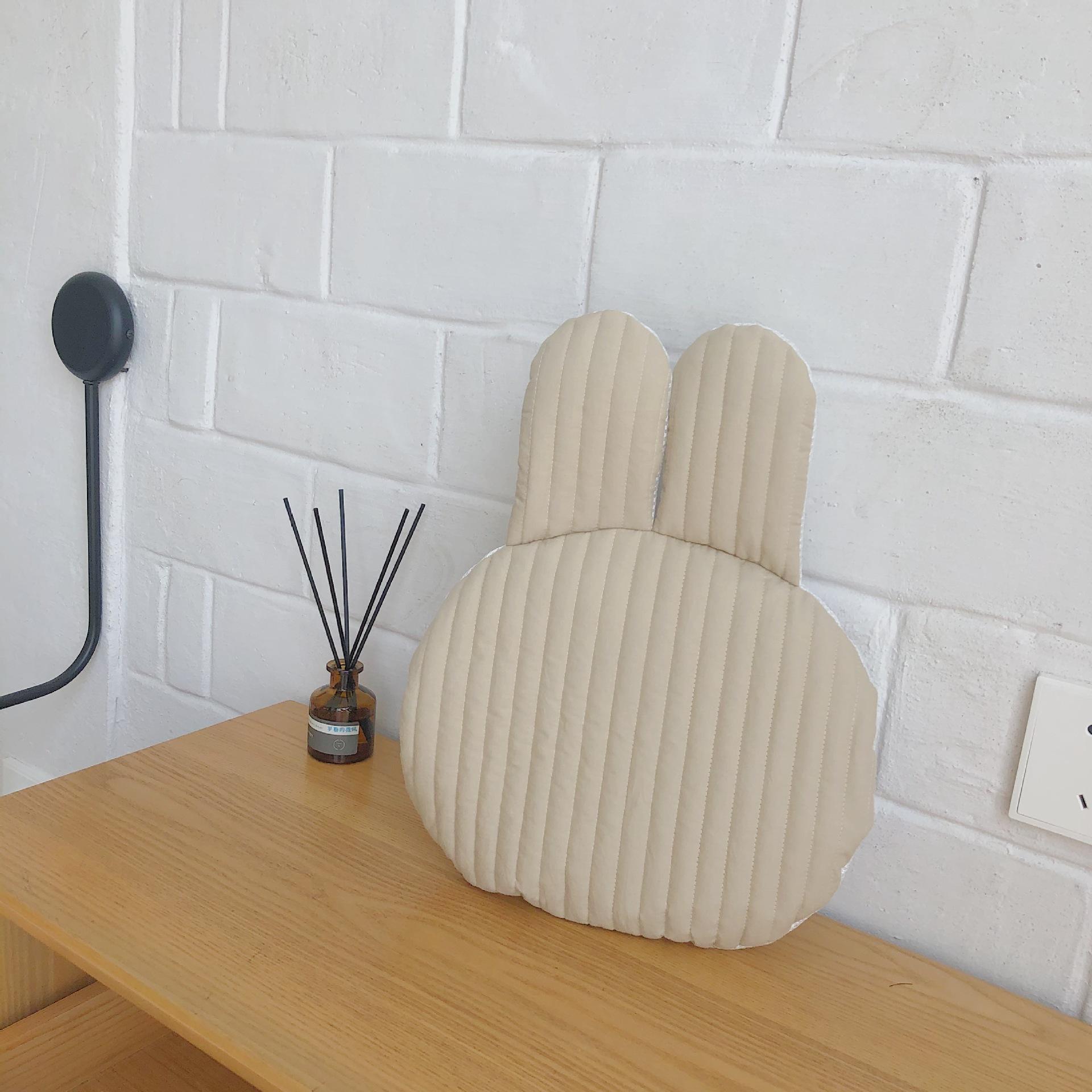Gối Cho Bé Hình Thỏ Hình Gấu Nhỏ Trẻ Em Trang Trí Phòng Bắc Âu Trang Trí Nhà Mềm Sofa Đệm Cũi Gối Thoáng Khí