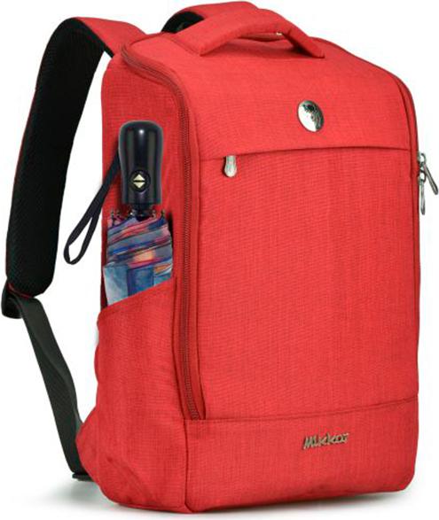 Balo laptop 15.6 inch Mikkor Lewie Backpack Red