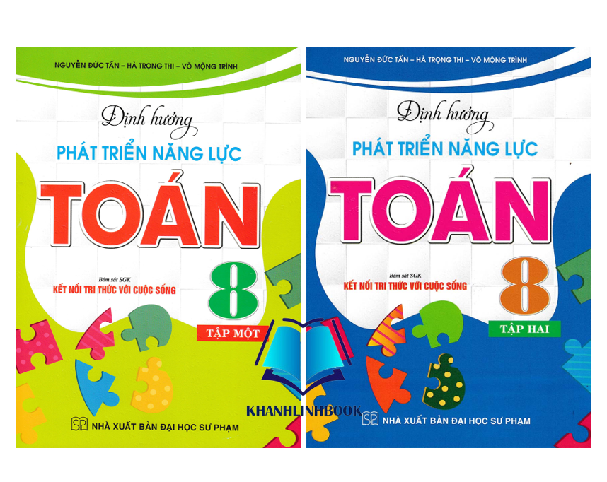 Sách - Combo Định Hướng Phát Triển Năng Lực Toán 8 - Tập 1 + 2 (Bám Sát SGK Kết Nối Tri Thức Với Cuộc Sống)