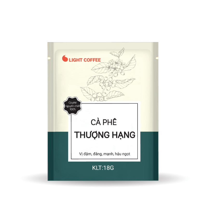 Cà phê Thượng hạng, túi giấy tiện lợi - Túi 18g