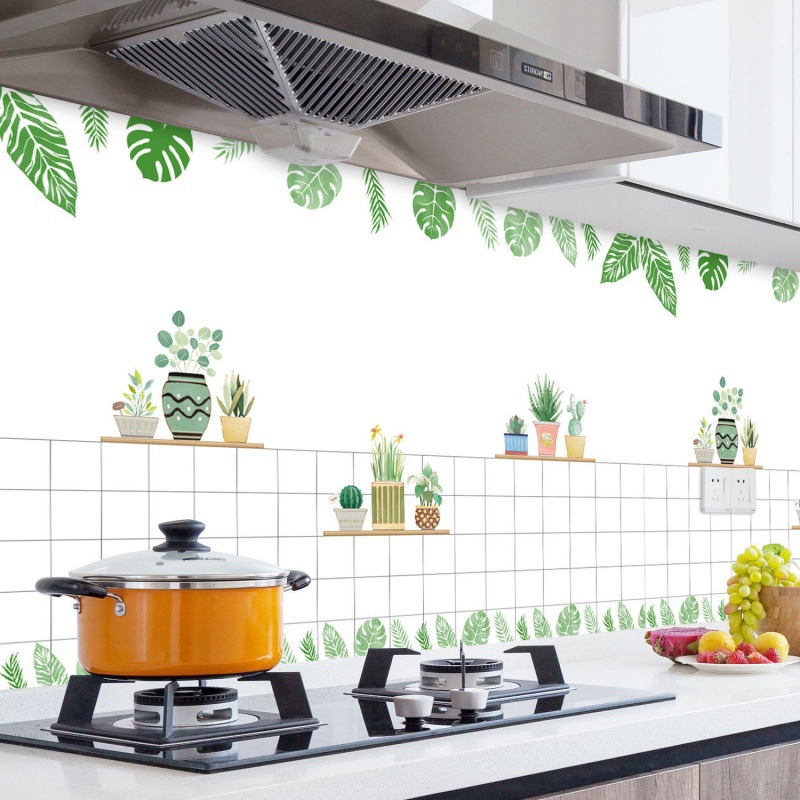 Combo 3 mét giấy dán bếp, decal dán bếp tráng nhôm XƯƠNG RỒNG NHÍ khổ 60cm có keo sẵn