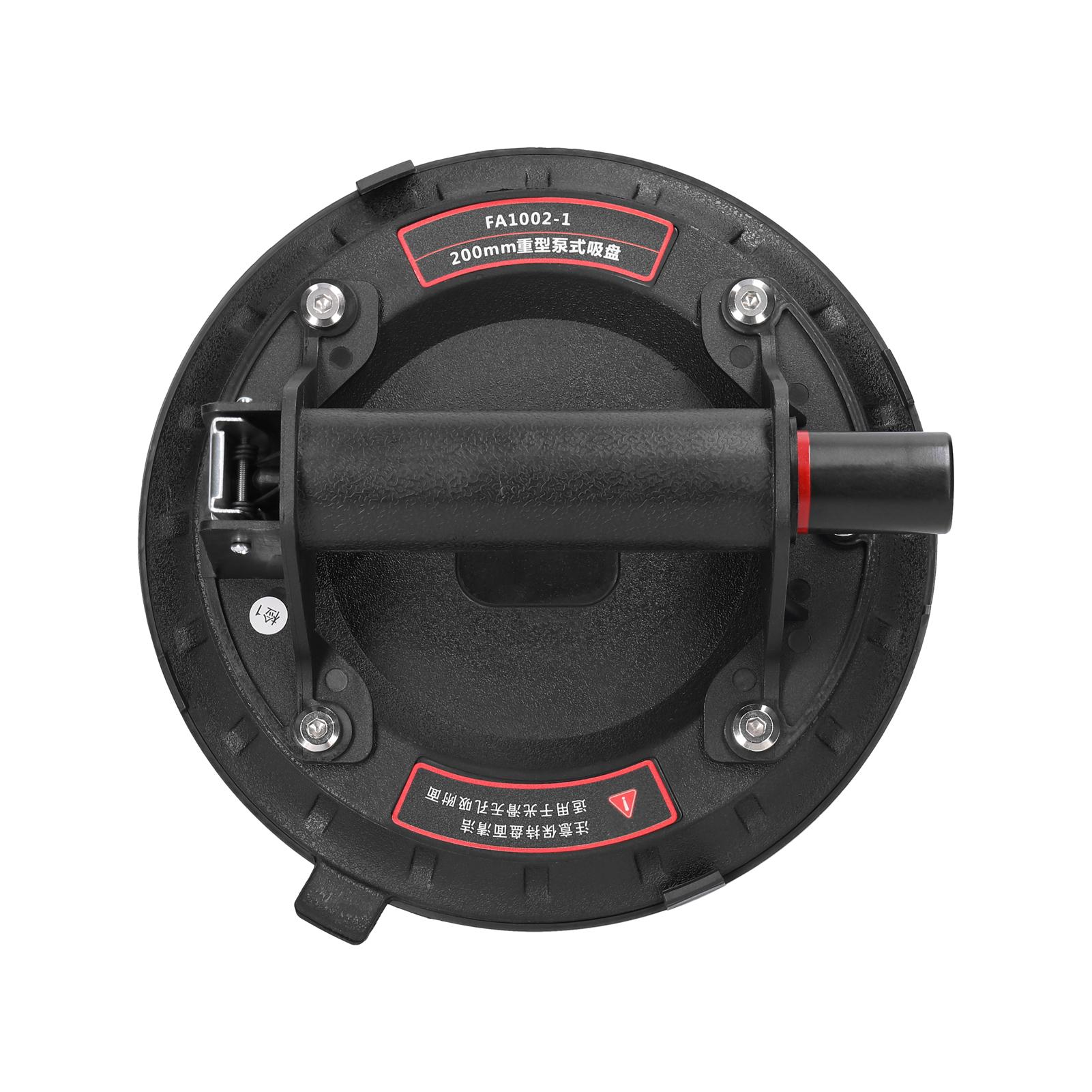 8inch Vacuum Suction Cup 200kg Bearing Capacity Heavy Duty Vacuum Lifter for Granite Glass Lifting