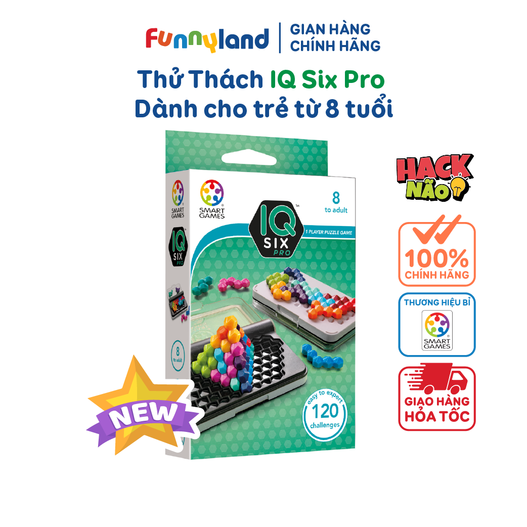 Đồ chơi thử thách trí tuệ IQ Smart Games cho bé từ 7 tuổi với 120 thử thách