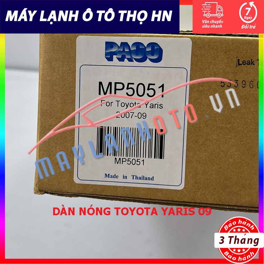 Dàn nóng Toyota Yaris Hàng xịn Thái Lan