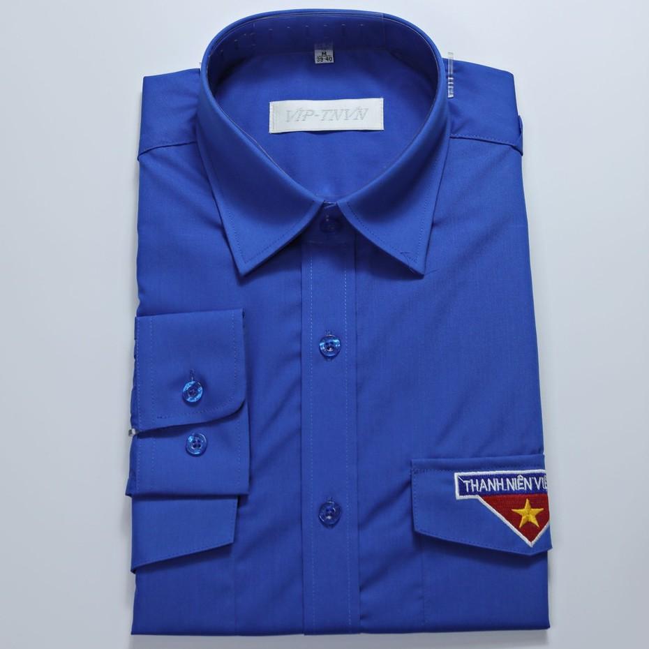 Áo sơ mi đoàn thanh niên nam nữ cao cấp dài tay Ocean Uniform