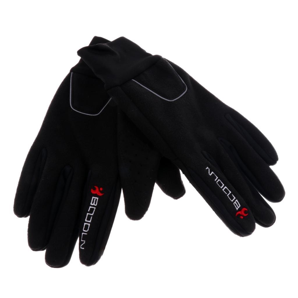 1 Pair Cycling Gloves Full Finger Shockproof Sports Skiing Motorcycle Gloves