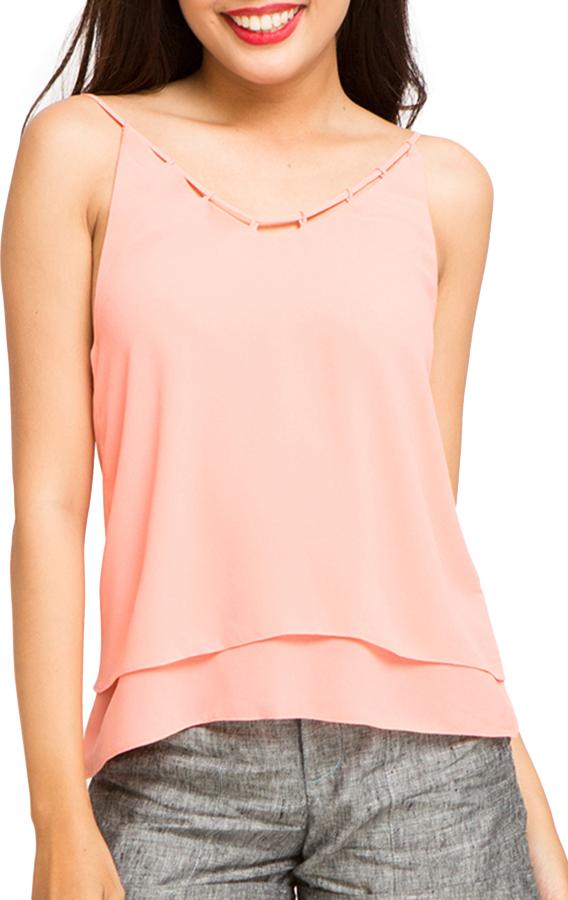 Áo Hai Dây Hai Lớp Nữ Hity TOP047 - Hồng (Size