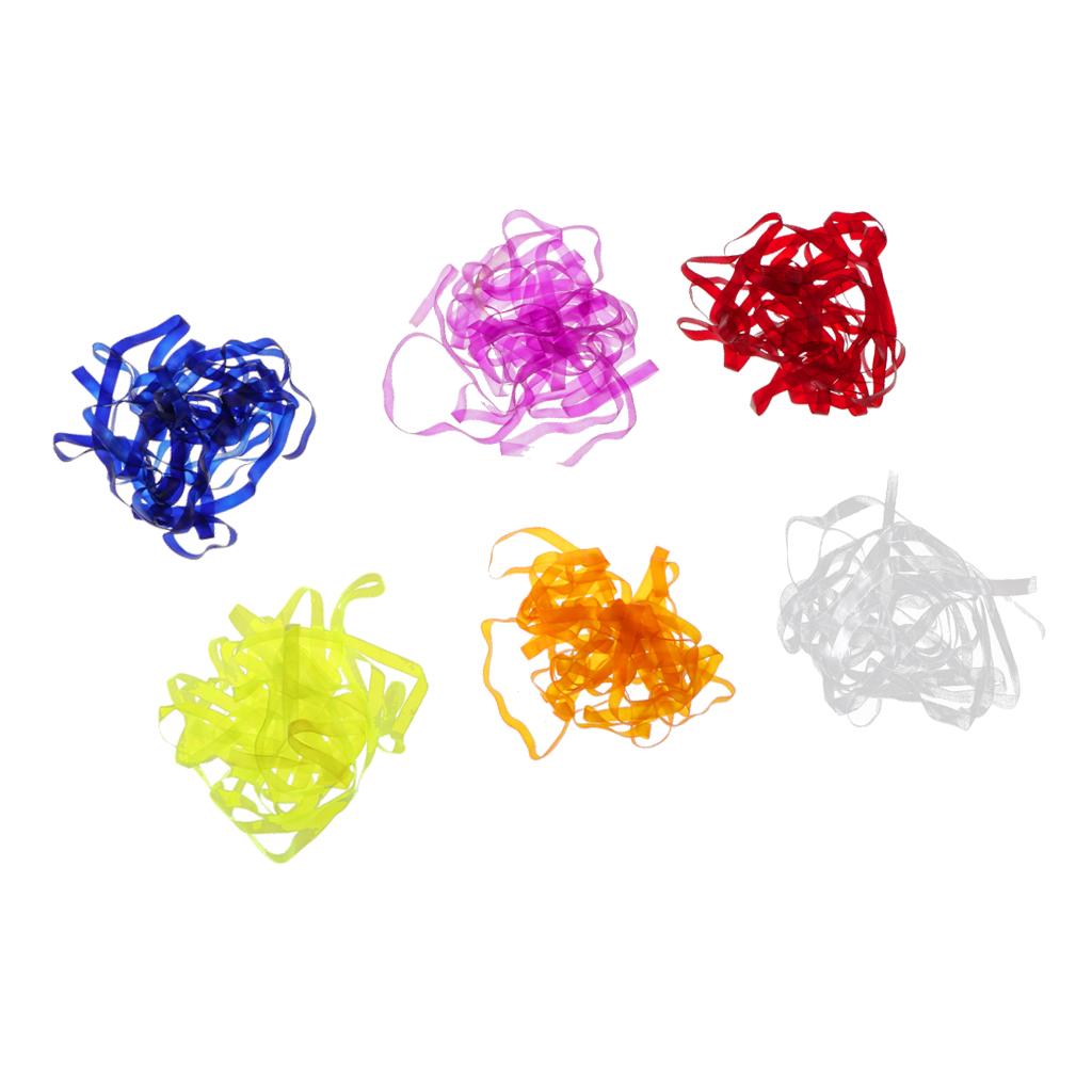 6 Màu 3 Mm Rộng Thun Scud Lưng/Nymph Căng Da Đồ Bay Chất Liệu