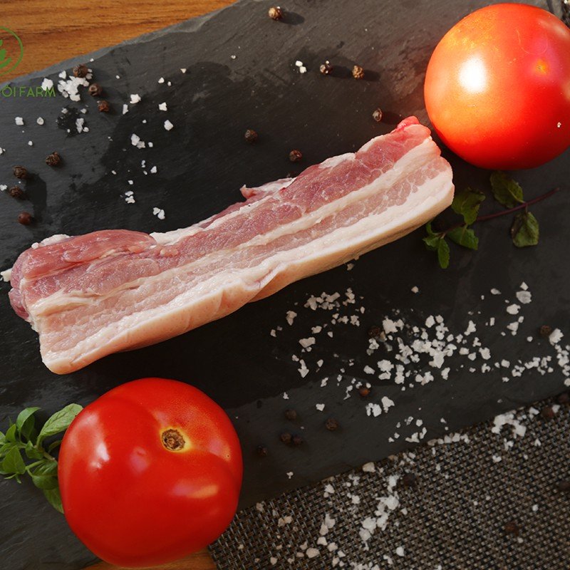 Thịt ba chỉ heo Truefood nhập khẩu 500g