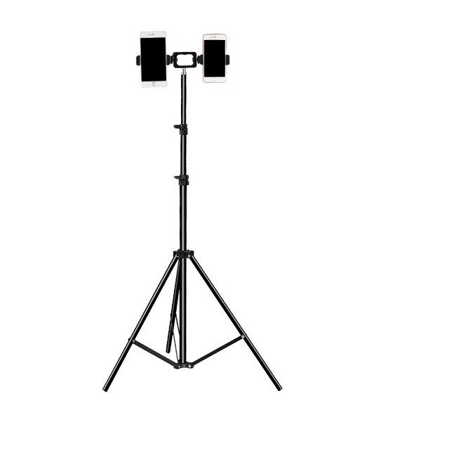 Gậy ChụpCẢnh 3 Chân, Livestream Quay Video Tiktok Tripod Kẹp Điện Thoại LT-01