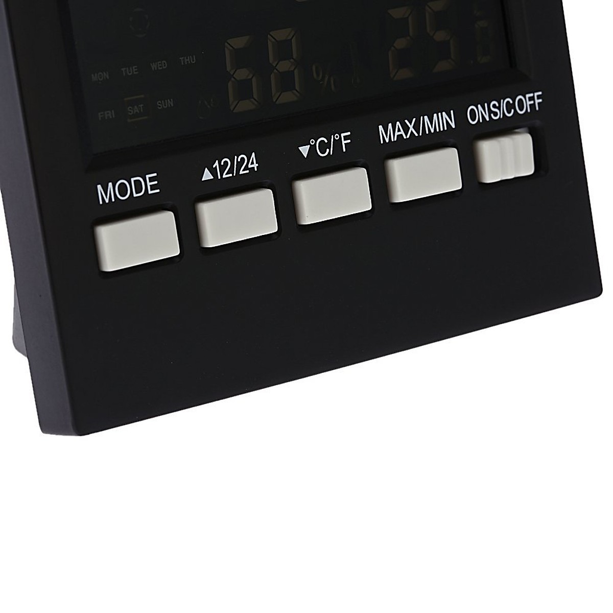 Đồng hồ để bàn đa năng màn LED đo nhiệt độ, độ ẩm, báo thức