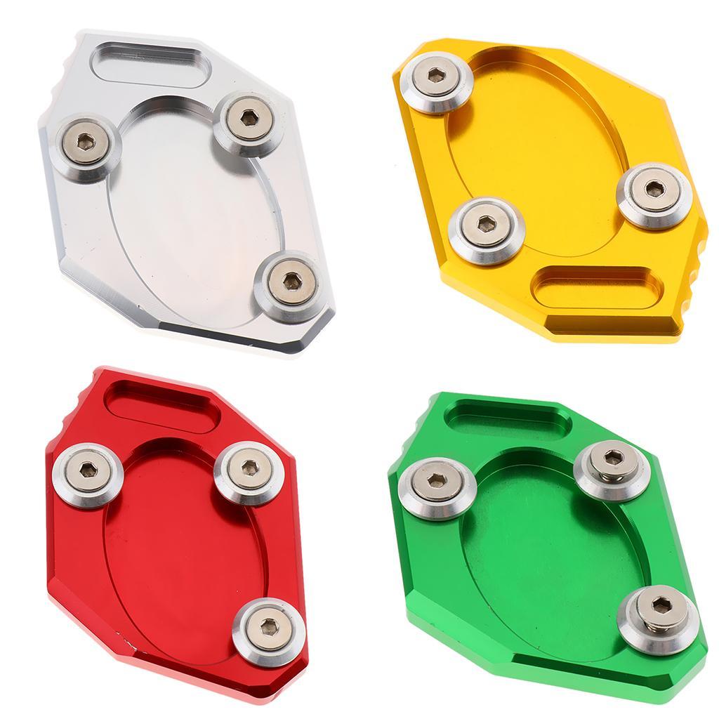 Motorcycle Kickstand Side Stand Extension Plate Pad For Kawasaki NINJA 300