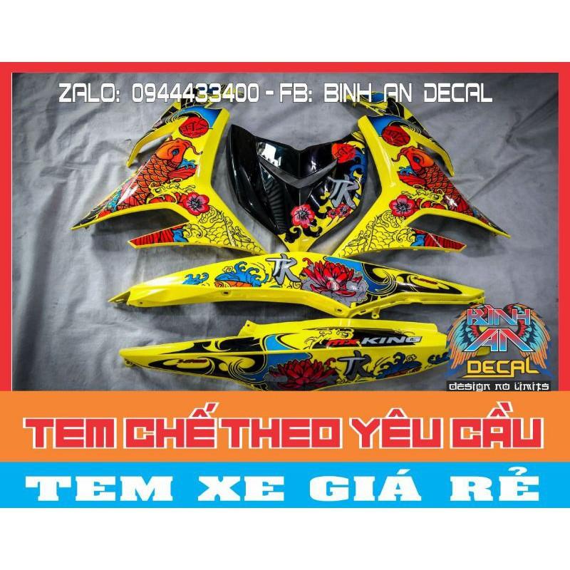 TEM RỜI dành cho xe EXCITER 150 CÁ CHÉP