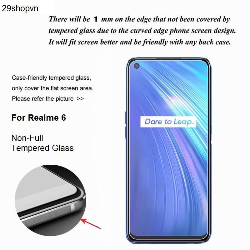Kính cường lực dẻo dành cho Realme 6 trônng suốt 9h+ bảo vệ màng hình
