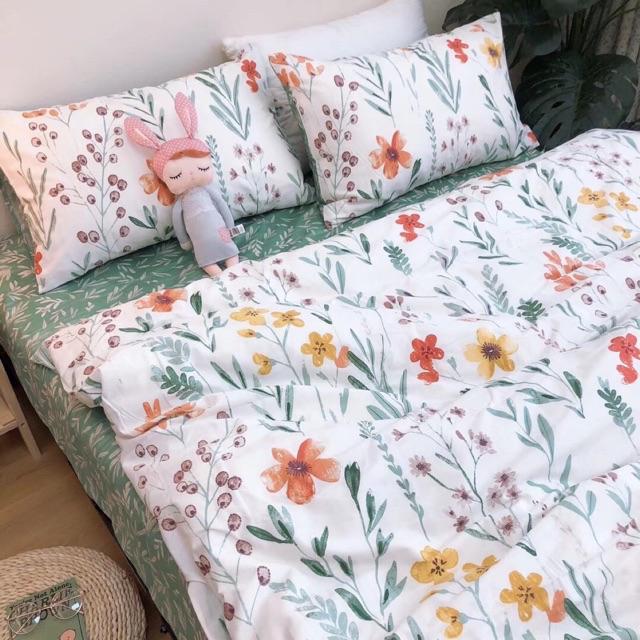 Set Cotton Living 100% Cotton Hàng Nhập Khẩu Cao Cấp Hoa Nhí