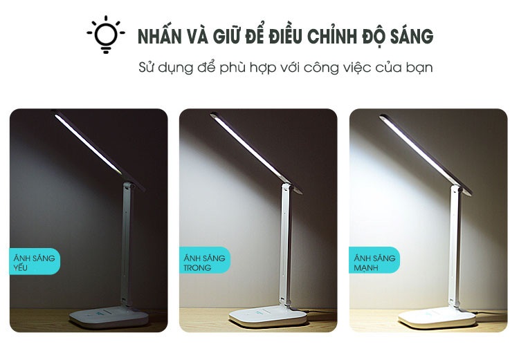 Đèn led chống cận H77 để bàn  thiết kế thông minh -hàng chính hãng