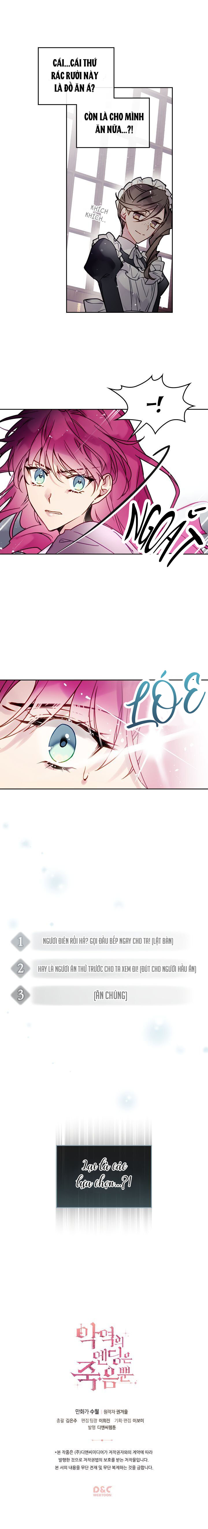 kết thúc của nhân vật phản diện chỉ có thể là cái chết chapter 2 13