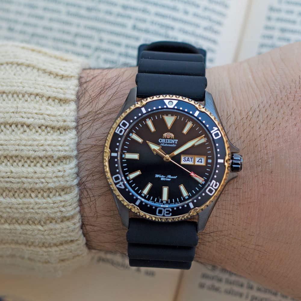Đồng Hồ Nam Dây Cao Su Orient Mako III RA-AA0005B19B - Đen
