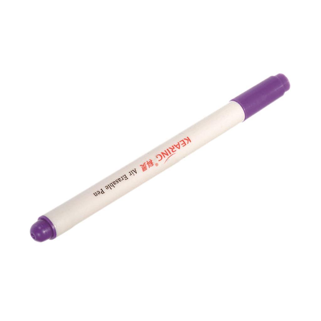 1 Piece 0.8mm Air Erasable Pen Auto-Vanishing Pen for DIY Fabric Marking Purple