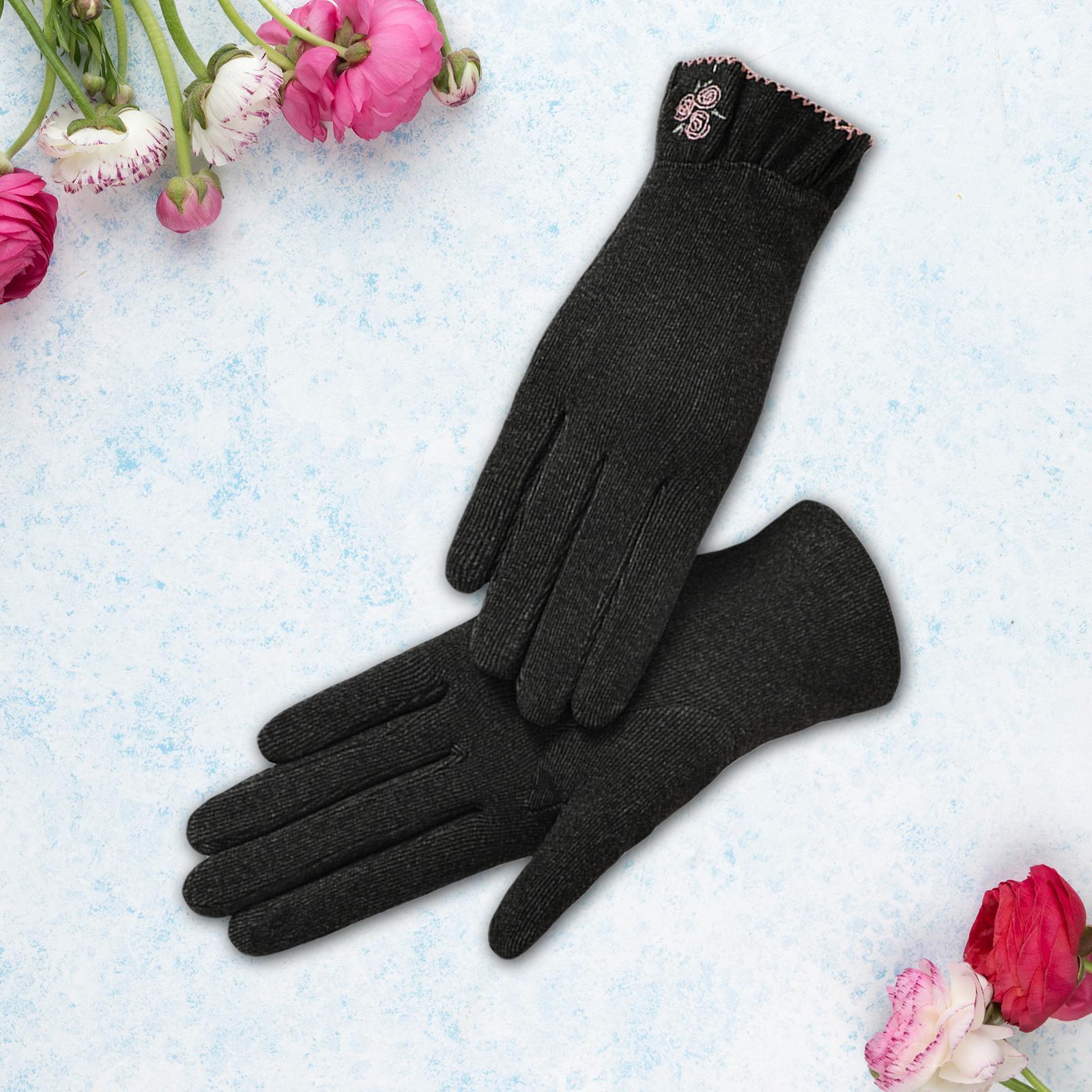 Women Winter Gloves Touchscreen Windproof Thermal Cold Weather Gloves for Running Cycling Hiking