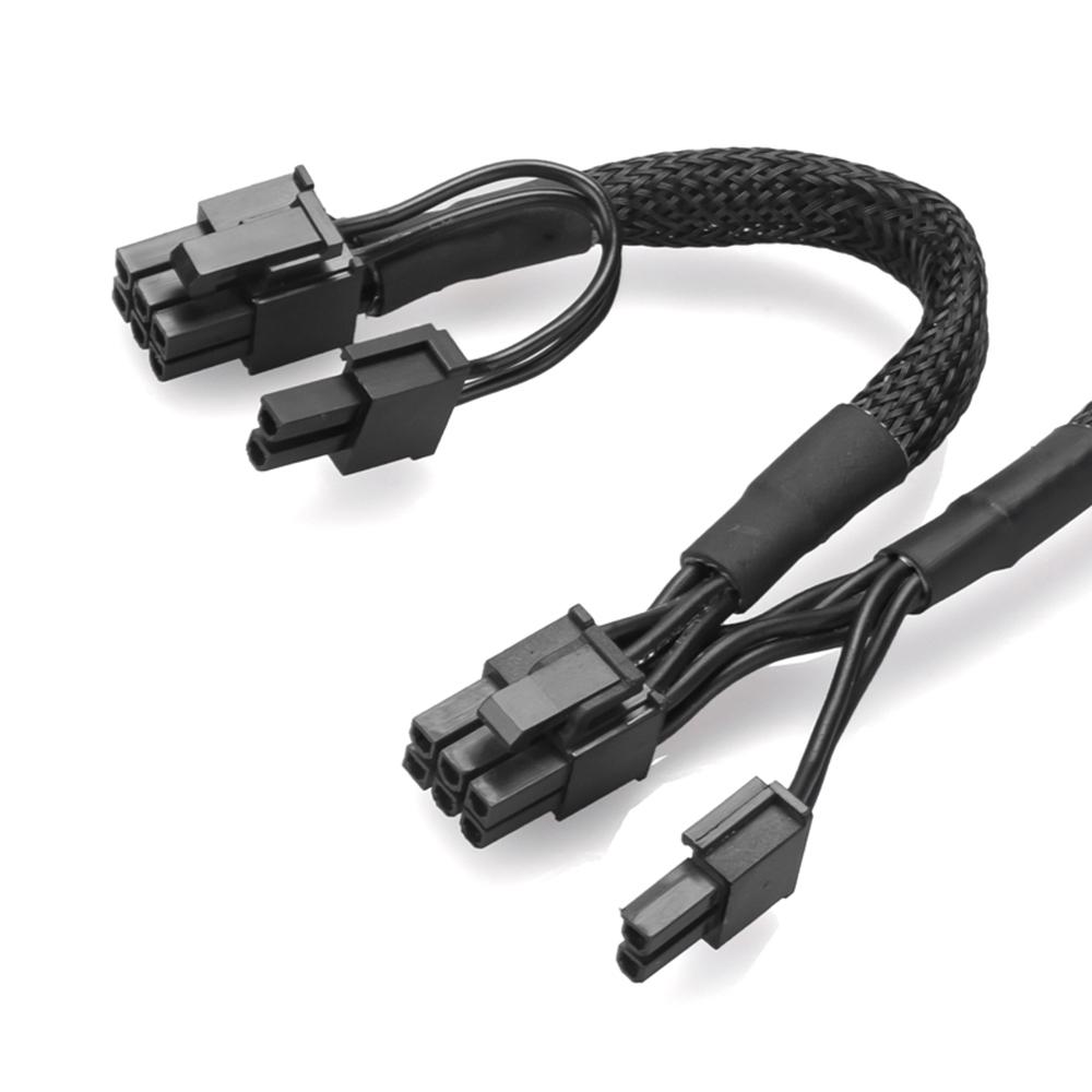 RGeek PCI-E 8Pin Sang Dual 8Pin Cáp Cấp Nguồn PCIe 8 Pin 1 Ra 2 Bộ Chia Cho Corsair RM1000 RM850 RM750 RM650 RM550 RM450