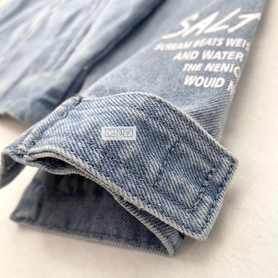 Áo Khoác Chống Nắng Jean TK Unisex Nam Nữ | Form Bigsize Thoải Mái | Chất Dày Dặn | Có Nón Rộng | Khoá Kéo