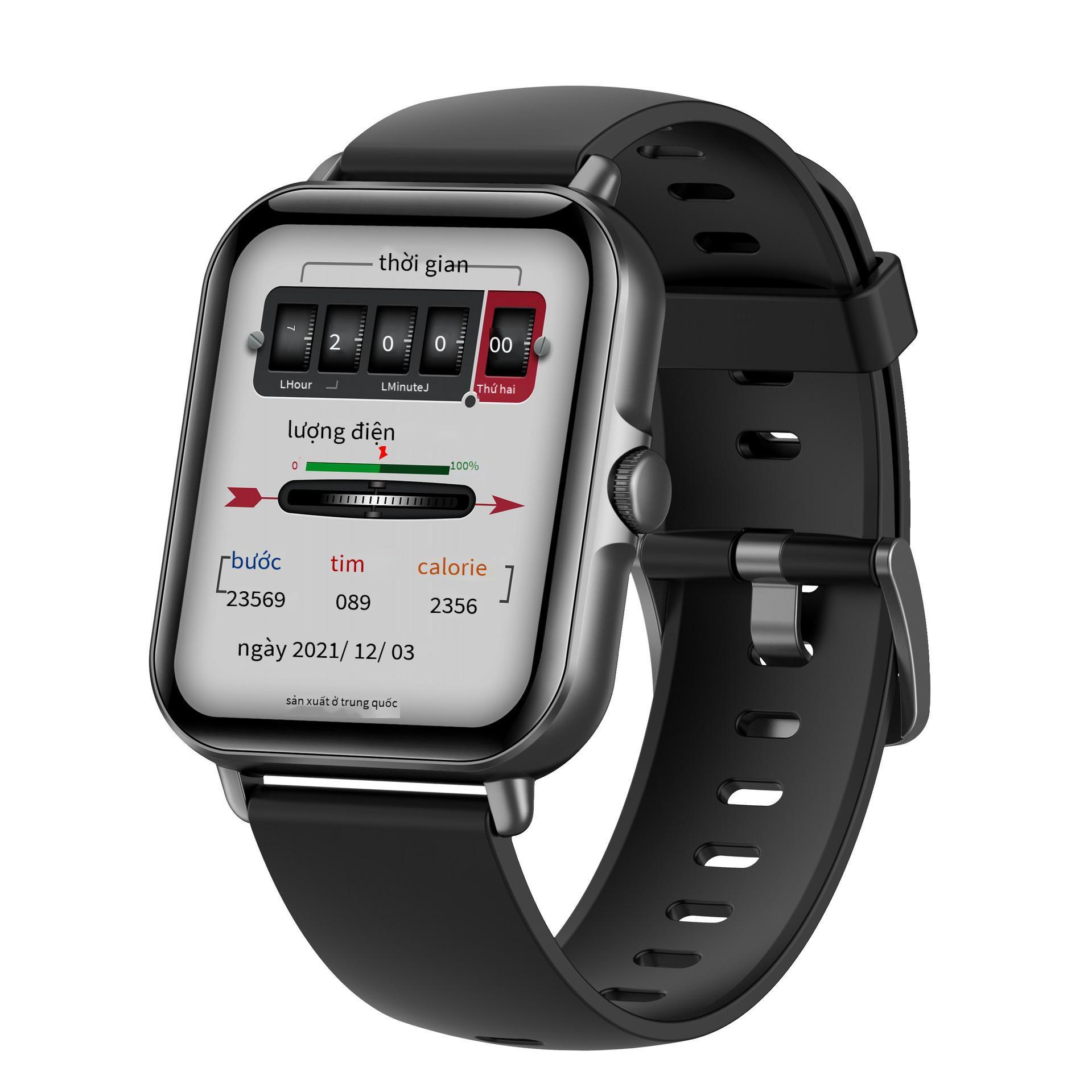 Khuyến mại mới L21 cuộc gọi Bluetooth đồng hồ thông minh 1.69 đầy đủ màn hình cảm ứng giọng nói trợ lý huyết áp nhịp tim đồng hồ X57