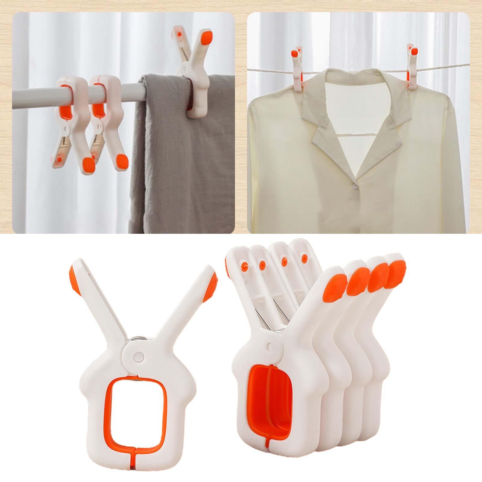 5 Pieces Quilt Clip, Clothes Drying Clip, Multipurpose, Large Clip Mouth, Laundry Clothespins, Towel Holder for Sheets Clothes Blanket Swimsuits