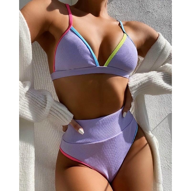 Bikini 2 mảnh cạp cao khoét mông sexy kèm ảnh thật
