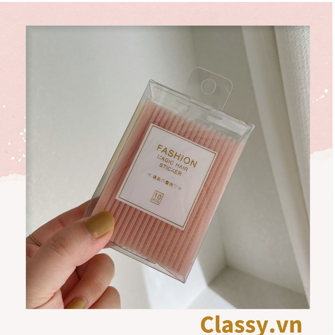 Miếng dán giữ tóc nhiều màu, giúp giữ tóc con, tiện lợi khi rửa mặt, trang điểm dành cho nam và nữ PK1155