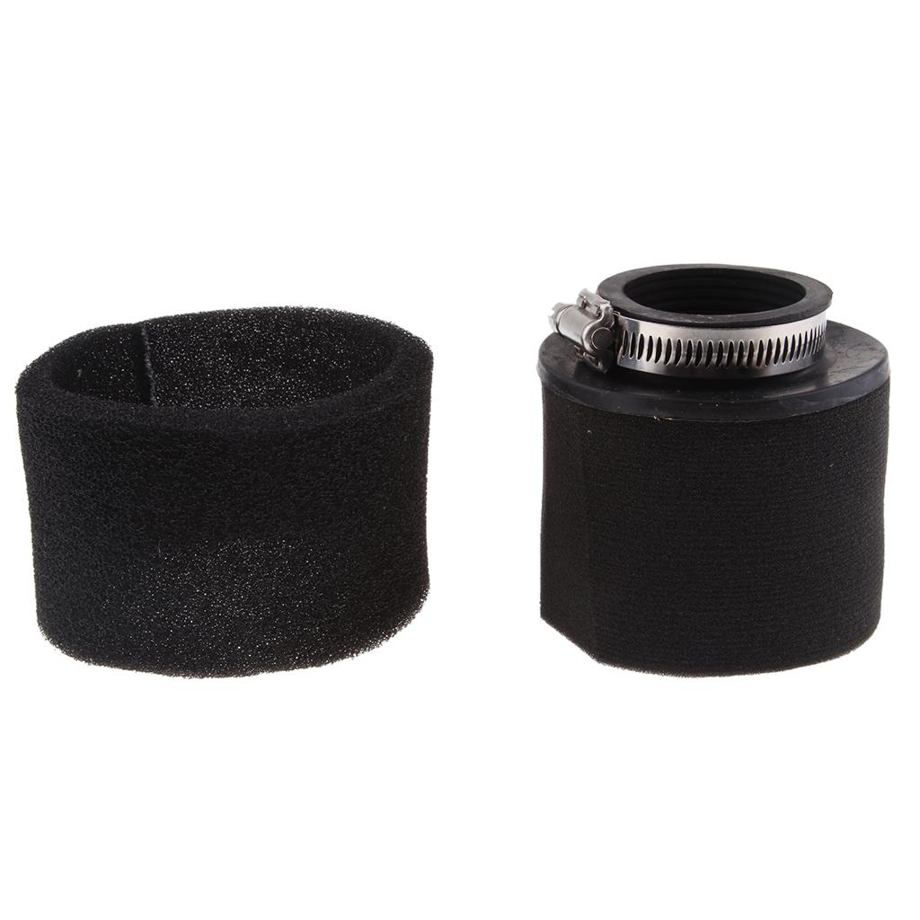 48mm Straight Foam Air Filter Pod for 150cc PIT Quad Dirt Bike ATV Buggy
