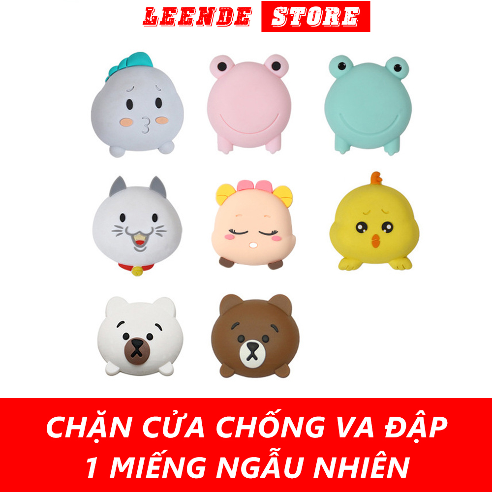 Núm Đệm Silicon CUTE Chống Va Đập Bảo Vệ Tường Và Tay Nắm Cửa - Miếng Chặn Cửa Nhiều Hình