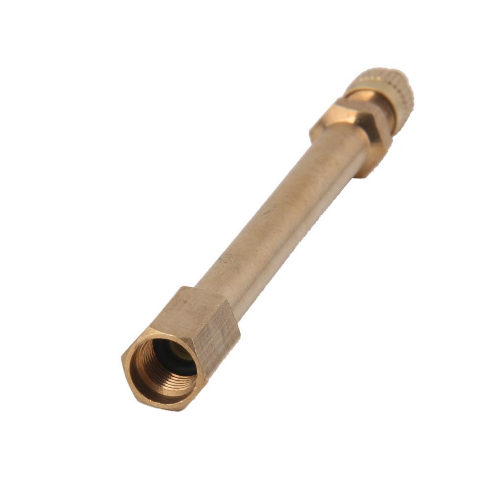 2pcs Copper Truck Car Wheel Tire Tyre Valve Stem Extension Extender Rod 100mm